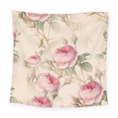 Roses-58 Square Tapestry (large) by nateshop