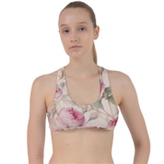 Roses-58 Criss Cross Racerback Sports Bra by nateshop