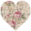 Roses-58 Wooden Puzzle Heart View1