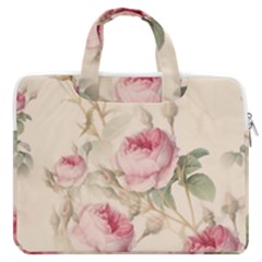 Roses-58 Macbook Pro 16  Double Pocket Laptop Bag 