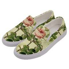 Roses-59 Men s Canvas Slip Ons by nateshop