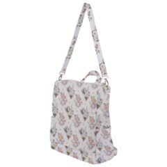 Roses-white Crossbody Backpack by nateshop