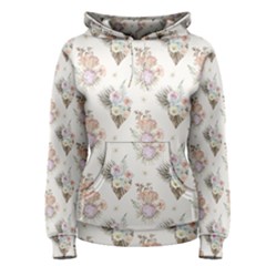 Roses-white Women s Pullover Hoodie