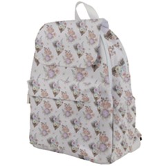 Roses-white Top Flap Backpack by nateshop
