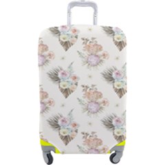 Roses-white Luggage Cover (large) by nateshop