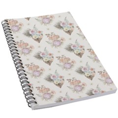 Roses-white 5 5  X 8 5  Notebook by nateshop