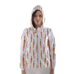 Carrot Women s Hooded Windbreaker by SychEva