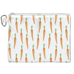 Carrot Canvas Cosmetic Bag (xxl) by SychEva