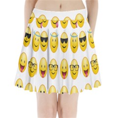 Smilie 123 Pleated Mini Skirt by nateshop