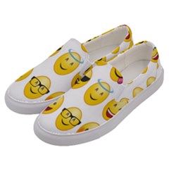 Smilie 123 Men s Canvas Slip Ons by nateshop