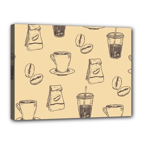 Coffee-56 Canvas 16  X 12  (stretched) by nateshop