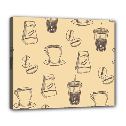 Coffee-56 Deluxe Canvas 24  x 20  (Stretched)