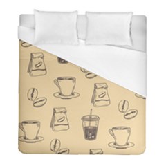 Coffee-56 Duvet Cover (full/ Double Size) by nateshop