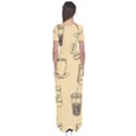 Coffee-56 Short Sleeve Maxi Dress View2