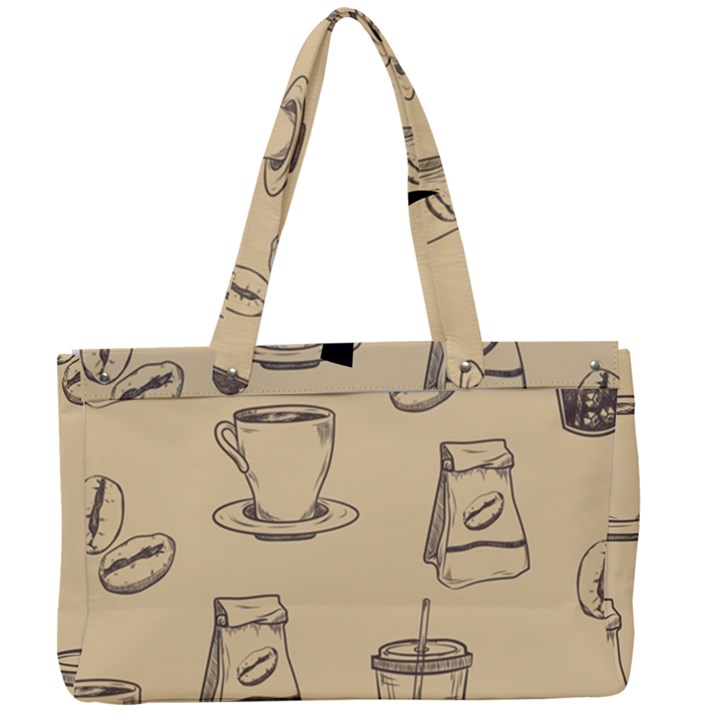 Coffee-56 Canvas Work Bag