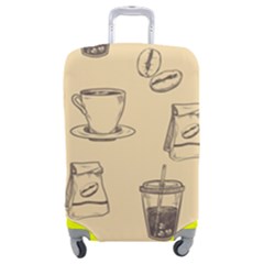 Coffee-56 Luggage Cover (Medium)