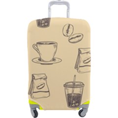 Coffee-56 Luggage Cover (large) by nateshop