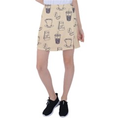 Coffee-56 Tennis Skirt