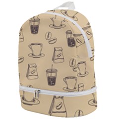 Coffee-56 Zip Bottom Backpack by nateshop