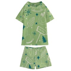 Angel-1 Kids  Swim Tee And Shorts Set by nateshop