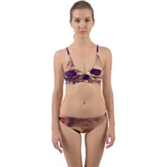 Day-of-the-dead Wrap Around Bikini Set by nateshop