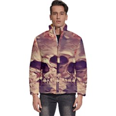 Day-of-the-dead Men s Puffer Bubble Jacket Coat by nateshop