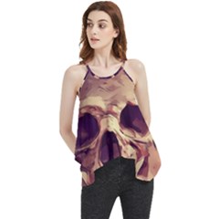 Day-of-the-dead Flowy Camisole Tank Top by nateshop