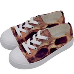 Day-of-the-dead Kids  Low Top Canvas Sneakers by nateshop