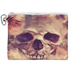 Day-of-the-dead Canvas Cosmetic Bag (xxl) by nateshop