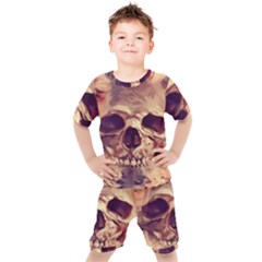 Day-of-the-dead Kids  Tee And Shorts Set by nateshop
