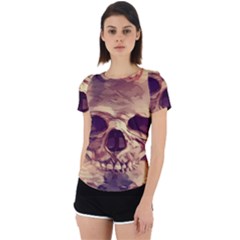 Day-of-the-dead Back Cut Out Sport Tee