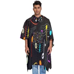 Fabric-65 Men s Hooded Rain Ponchos by nateshop