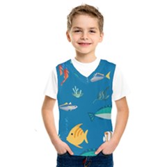 Fish-73 Kids  Basketball Tank Top by nateshop