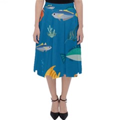 Fish-73 Classic Midi Skirt by nateshop