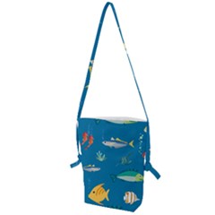 Fish-73 Folding Shoulder Bag by nateshop