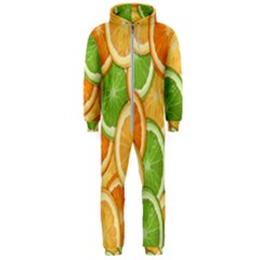Fruits-orange Hooded Jumpsuit (men) by nateshop