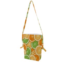 Fruits-orange Folding Shoulder Bag by nateshop