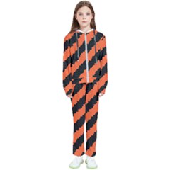 Halloween-background Kids  Tracksuit