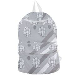 Strip-gray Foldable Lightweight Backpack by nateshop