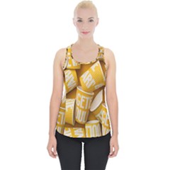 Yellow-cups Piece Up Tank Top