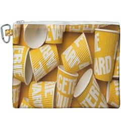 Yellow-cups Canvas Cosmetic Bag (xxxl) by nateshop