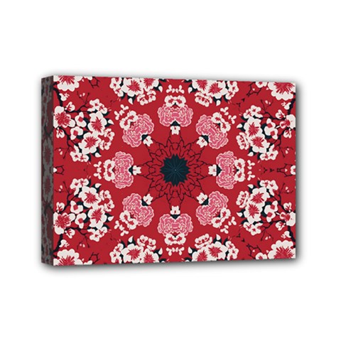 Traditional Cherry Blossom  Mini Canvas 7  X 5  (stretched) by Kiyoshi88