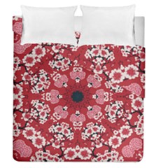 Traditional Cherry Blossom  Duvet Cover Double Side (queen Size) by Kiyoshi88