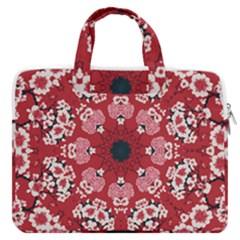 Traditional Cherry Blossom  Macbook Pro 16  Double Pocket Laptop Bag 