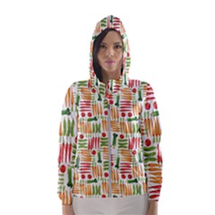 Vegetables Women s Hooded Windbreaker by SychEva