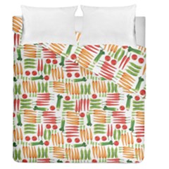 Vegetables Duvet Cover Double Side (queen Size) by SychEva