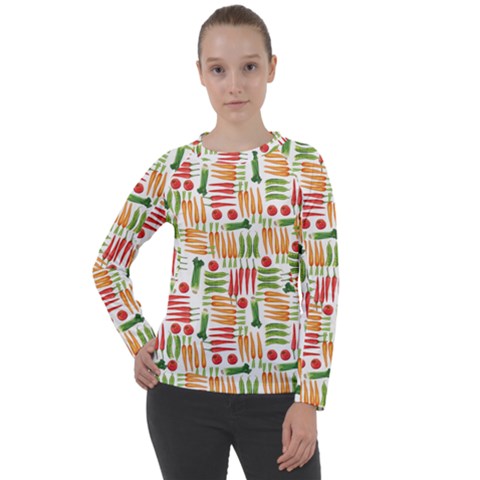 Vegetables Women s Long Sleeve Raglan Tee by SychEva