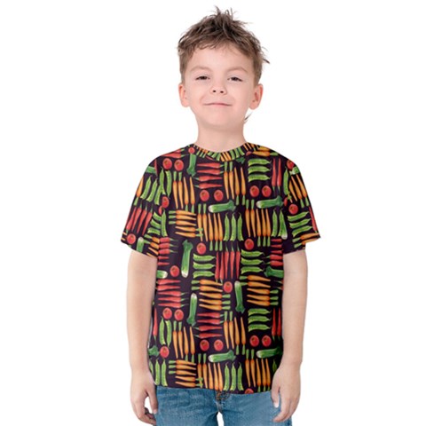 Vegetable Kids  Cotton Tee by SychEva