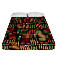 Vegetable Fitted Sheet (california King Size) by SychEva