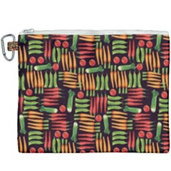 Vegetable Canvas Cosmetic Bag (xxxl) by SychEva